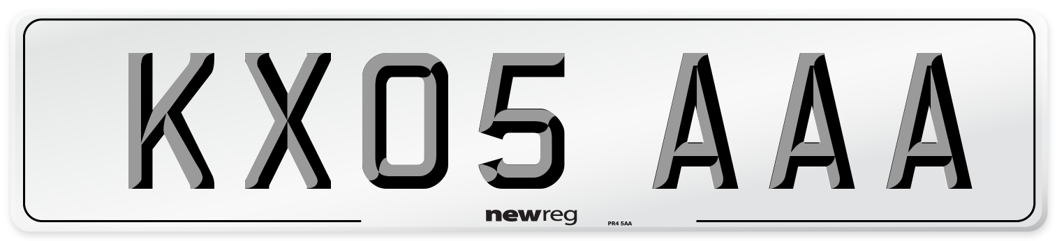 KX05 AAA Number Plate from New Reg